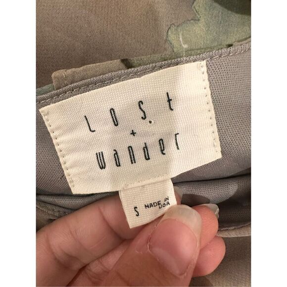 Boho-chic floral print dress ruffled off shoulder lightweight fabric flowy - Picture 5 of 6